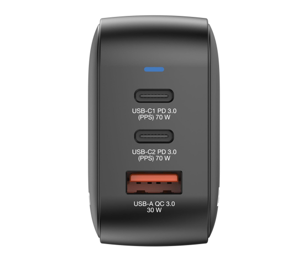 VERBATIM Mini GaN Charger 70W 3 Port US/EU/UK - 1340214 - zdjęcie 2